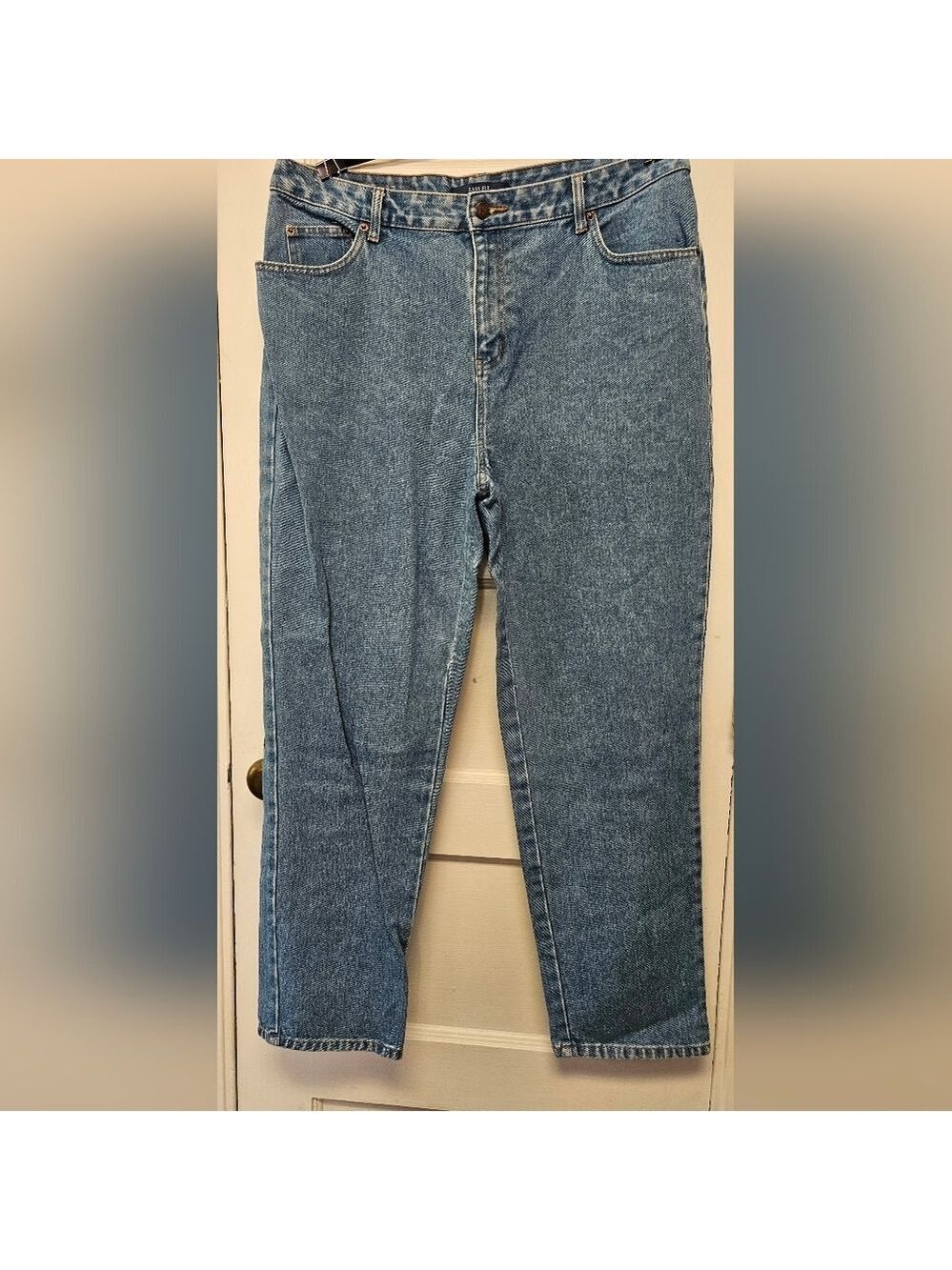 Bill Blass Women's Straight Leg Blue Jeans Size 16